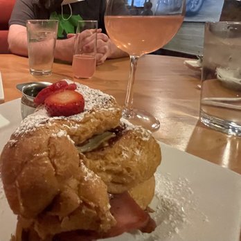 Classic Eats - Triple stack french toast, and Monday morning prickly pear mimosa. - American Near Me - Burien, Washington
