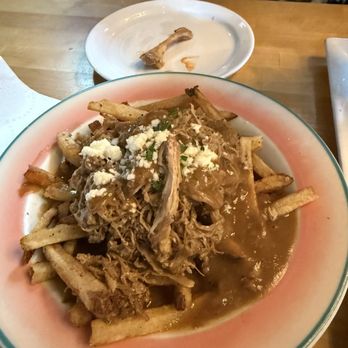 Uptown Grill - Braised pork poutine very filling and could be a meal in itself - Cocktail Bars Near Me - Olympia, Washington
