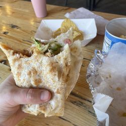 La Paloma Food Truck - Normal burrito- they have an even bigger one that is wildly huge.
