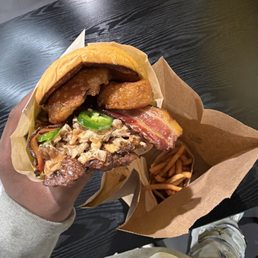 Smack Burgers is fire  Burger and fries were perfect, and Mush had amazing customer service. Coming back for sure. ‍