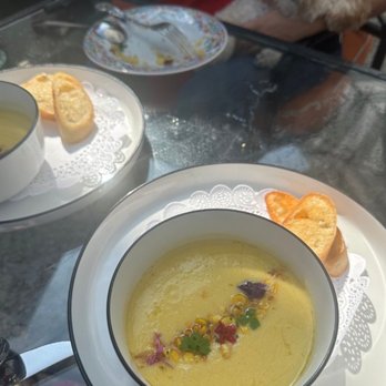 Viola’s Bar & Bistro - Soup of the day: corn chowder - French Near Me - Monrovia, California Viola’s Bar & Bistro - Soup of the day: corn chowder - French Near Me - Monrovia, California