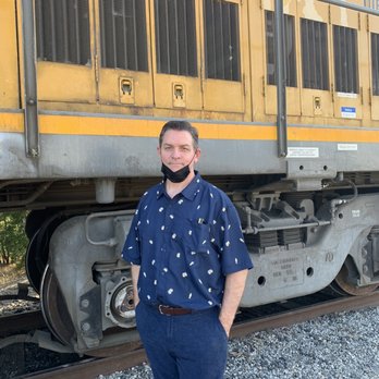 River Fox Train - My dad by the train - Tours Near Me - West Sacramento, California