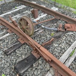 Windsor Train Wreck Sculptures