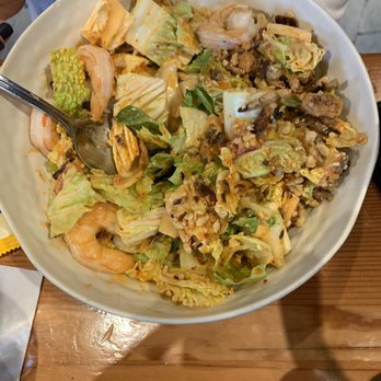 Mecha Noodle Bar - Summer special sweet and sour salad with Shrimp (added on) Delicious! - Ramen Near Me - Fairfield, Connecticut