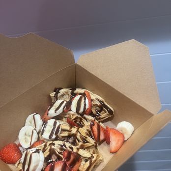 U3 Nutrition - Waffles with strawberry n banana topping - Coffee & Tea Near Me - Ephrata, Pennsylvania U3 Nutrition - Waffles with strawberry n banana topping - Coffee & Tea Near Me - Ephrata, Pennsylvania