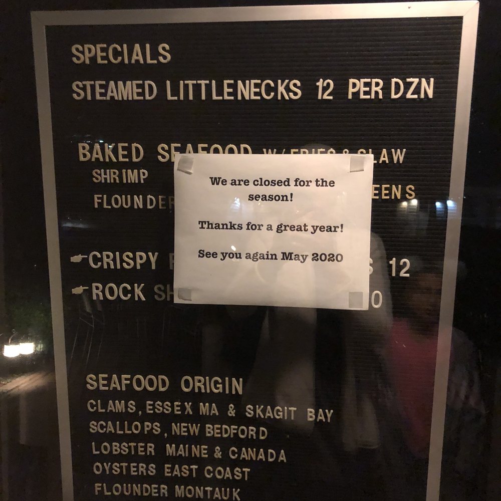 Butler's Flat - Menu  closed for the season will reopen May 2020 - Seafood Near Me - Port Washington, New York