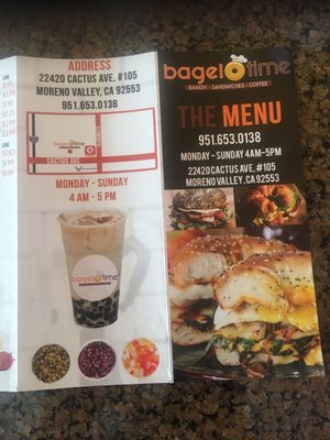 Menu photo 8 Bagel Time Moreno Valley, CA Menu photo 8 Bagel Time Moreno Valley, CA