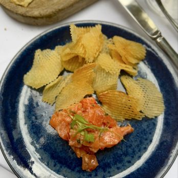 Avra Rockefeller Center - Salmon tartare - Greek Near Me - New York, New York Avra Rockefeller Center - Salmon tartare - Greek Near Me - New York, New York