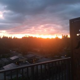 Just in time for a sunset!