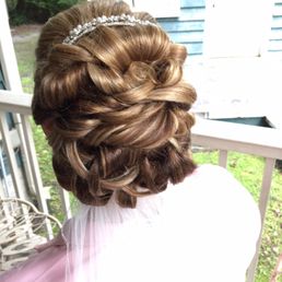 Beautiful bridal hair and makeup by Amy! Beautiful bridal hair and makeup by Amy!