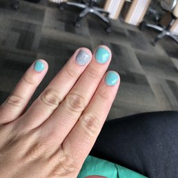 Dip nails! Came out perfectly