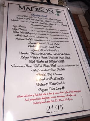 Menu photo 8 Madison Restaurant New York, NY Menu photo 8 Madison Restaurant New York, NY