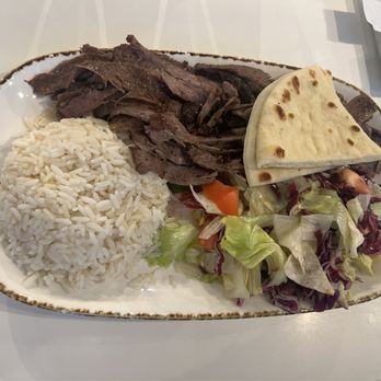 Nuka Cafe - Beef Doner Plate - Turkish Near Me - Los Angeles, California Nuka Cafe - Beef Doner Plate - Turkish Near Me - Los Angeles, California