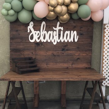 The Rustic & Chic - Dessert table - Party Equipment Rentals Near Me - South El Monte, California