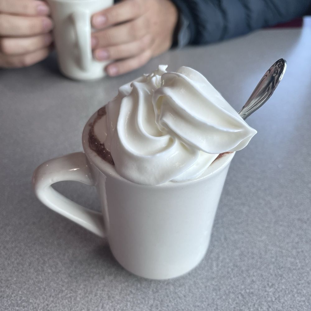 Country View Diner - Hot Chocolate with Whipped Creamchocolate - American Near Me - Troy, New York Country View Diner - Hot Chocolate with Whipped Creamchocolate - American Near Me - Troy, New York