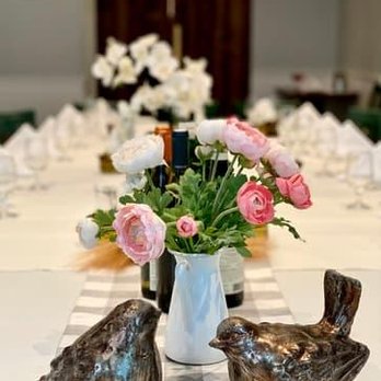 Cellini Italian Restaurant in Midtown Manhattan - a table set for a formal dinner - Italian Near Me - New York, New York