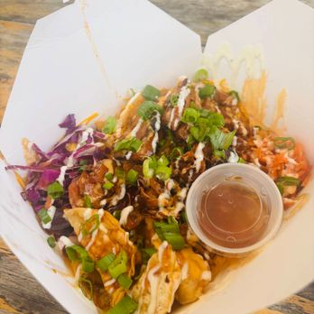 Blasian Asian Way - Chicken bulgogi loaded fries - Korean Near Me - Charlotte, North Carolina Blasian Asian Way - Chicken bulgogi loaded fries - Korean Near Me - Charlotte, North Carolina
