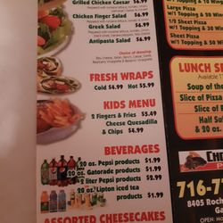 Chop's Shop - Menu