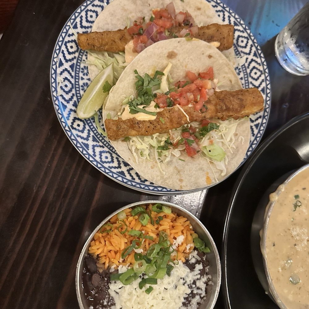 Casa del Barco - Baja fish tacos with side of rice and beans - Mexican Near Me - Richmond, Virginia