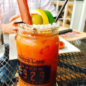 Mary's Lake Lodge - The house bloody mary, complete with a slim Jim! - Hotels Near Me - Estes Park, Colorado Mary's Lake Lodge - The house bloody mary, complete with a slim Jim! - Hotels Near Me - Estes Park, Colorado