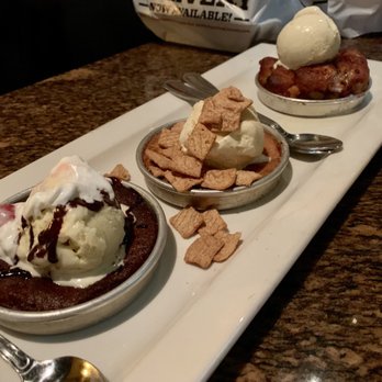 BJ's Restaurant & Brewhouse - Pizookie Trio - Pizza Near Me - Redmond, Washington BJ's Restaurant & Brewhouse - Pizookie Trio - Pizza Near Me - Redmond, Washington