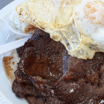 Rainbow Drive-In - Breakfast. Eggs, rice, bbq beef. $7.75 - Hawaiian Near Me - Honolulu, Hawaii Rainbow Drive-In - Breakfast. Eggs, rice, bbq beef. $7.75 - Hawaiian Near Me - Honolulu, Hawaii