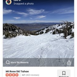Mt Rose Ski Tahoe - 7/30/26 FYI. Yelp feed.