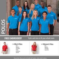 Thread Logic - Thread Logic is an embroidery company. They help companies promote and advertise themselves with embroidered products.