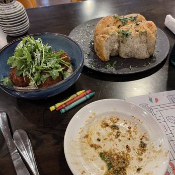 Sul Tavolo - Mushroom arancini and Tuscan bread service - Pizza Near Me - Sudbury, Massachusetts Sul Tavolo - Mushroom arancini and Tuscan bread service - Pizza Near Me - Sudbury, Massachusetts