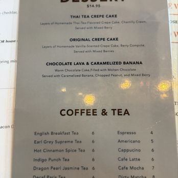 Temsib Eatery & Bar - Dessert menu - Thai Near Me - Bellevue, Washington