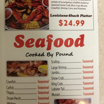 Louisiana Seafood - Photo of menu - Seafood Markets Near Me - Atlanta, Georgia Louisiana Seafood - Photo of menu - Seafood Markets Near Me - Atlanta, Georgia
