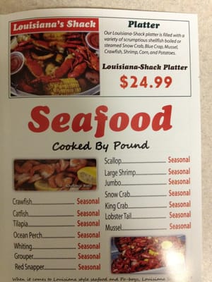 Menu photo 5 Louisiana Seafood Atlanta, GA Menu photo 5 Louisiana Seafood Atlanta, GA
