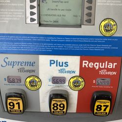 Chevron Gas Station - Chevron Gas Station Pump Prices.