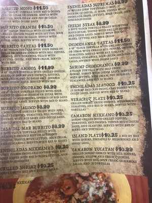 Menu photo 2 Casa Del Mar II Charleston, IL Menu photo 2 Casa Del Mar II Charleston, IL