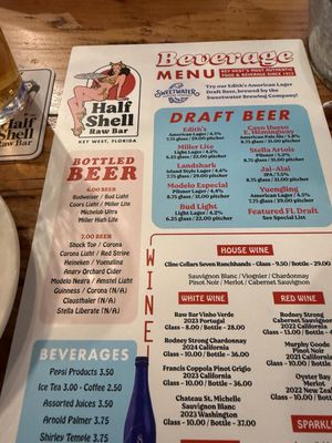 Menu photo 1 Half Shell Raw Bar Key West, FL