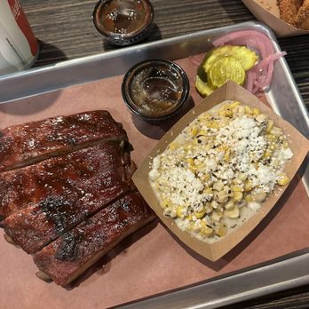 Hickory & Spice - Pork ribs- best ever. Good creamed corn - Barbeque Near Me - Orange, California Hickory & Spice - Pork ribs- best ever. Good creamed corn - Barbeque Near Me - Orange, California