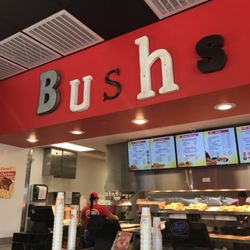 Bush's Chicken - I didn't get a picture of the food because it looked so good I forgot. :-)