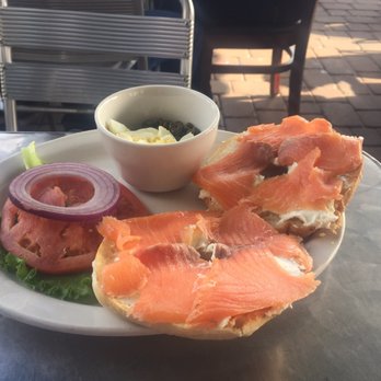 Metro Diner - Lox and bagel...bagel was a little soggy - Breakfast & Brunch Near Me - Jacksonville Beach, Florida