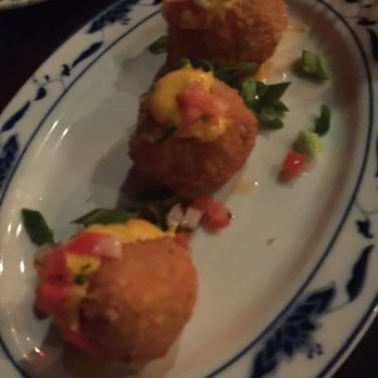 FINKA Table & Tap - Arroz con pollo fritters!! MUST HAVE - Asian Fusion Near Me - Miami, Florida FINKA Table & Tap - Arroz con pollo fritters!! MUST HAVE - Asian Fusion Near Me - Miami, Florida