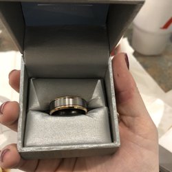 Zales - Tantalum men's wedding band, size 10.