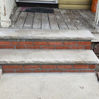 Kings Paving & Masonry - Completed front step - Waterproofing Near Me - Boston, Massachusetts