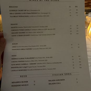 Funke - Menu - Italian Near Me - Beverly Hills, California