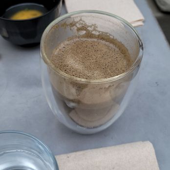 kodo - Black sesame latte (after a few sips) - Cocktail Bars Near Me - Los Angeles, California