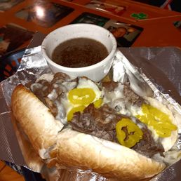 French Dip with banana peppers French Dip with banana peppers