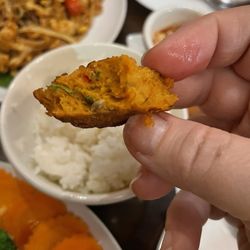 Thai Heaven Restaurant - Fish cake made with red curry sauce