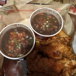 why would I want these watered down beans with my chipotle chicken crispers