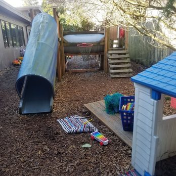 Crown Hill Cooperative Preschool - A stage for music performances, a toddler sized playset, and lots of little playhouses make this area so much fun. Plenty of shade too. - Preschools Near Me - Seattle, Washington Crown Hill Cooperative Preschool - A stage for music performances, a toddler sized playset, and lots of little playhouses make this area so much fun. Plenty of shade too. - Preschools Near Me - Seattle, Washington