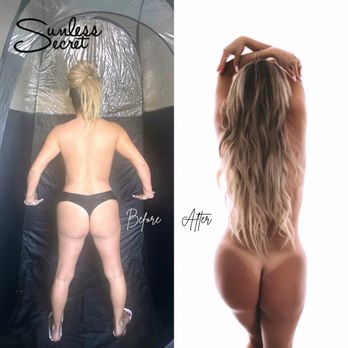 Sunless Secret - Before/After Rapid Mobile Spray Tan in Dallas - Spray Tanning Near Me