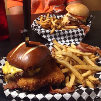 SOB Burgers - Ok THIS Mac and Cheese burger is best by far!!!! - Burgers Near Me - Bradenton, Florida SOB Burgers - Ok THIS Mac and Cheese burger is best by far!!!! - Burgers Near Me - Bradenton, Florida