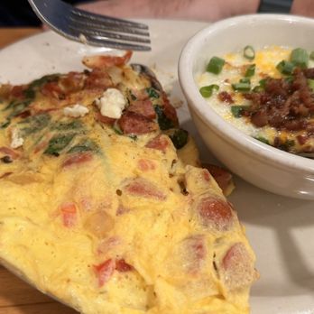 Himes Breakfast House - #florida-man omelet, jessie grits (delicious!) - Breakfast & Brunch Near Me - Tampa, Florida Himes Breakfast House - #florida-man omelet, jessie grits (delicious!) - Breakfast & Brunch Near Me - Tampa, Florida